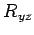 $ R_{yz}$