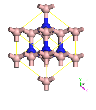 Structure of cubic BN