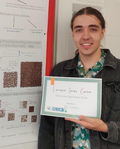 Kamil Ivanovski with LJC poster prize