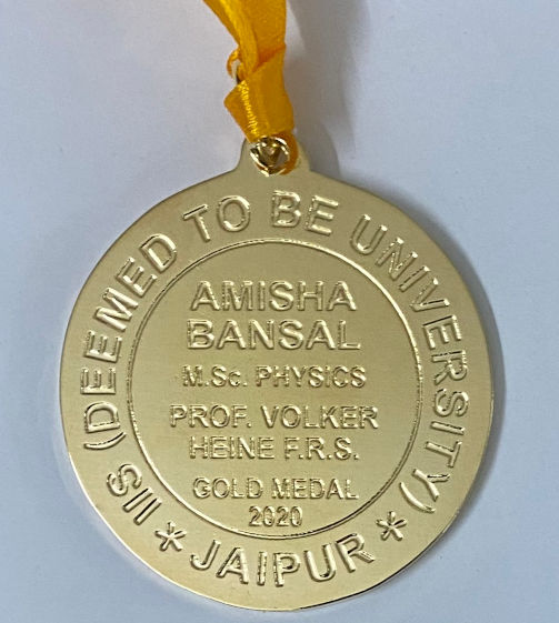 Volker Heine gold medal