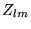 $Z_{lm}$
