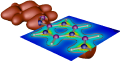 Atomic structure and charge density of a boron nitride polymer