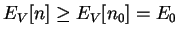 $E_V[n] \geq E_V[n_0] = E_0$