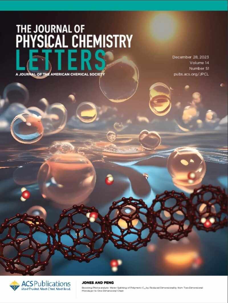 Photocatalytic water splitting in 1D fullerene chain