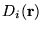 $D_{i}(\mathbf{r})$